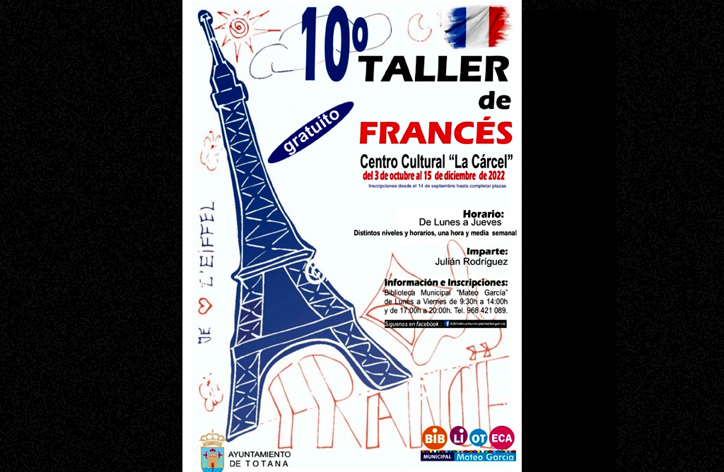 Se retoman los talleres de conversación de francés del 3 de octubre al 15 de diciembre